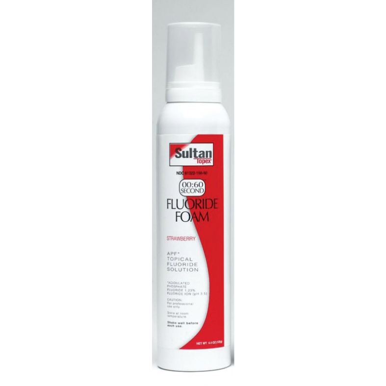 Sultan 31150 Topex APF Foam Fluoride Strbry 4.4Oz/Ea Sultan 31150 Topex APF Foam Fluoride Strbry 4.4Oz/Ea